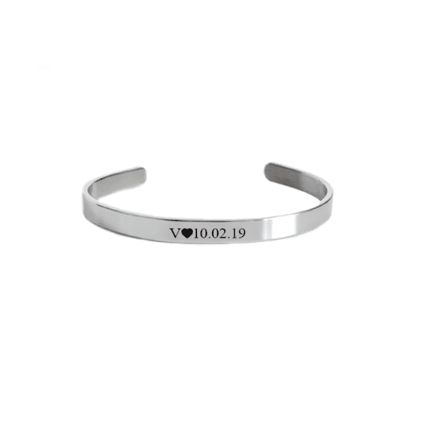 Brazalete tira personalizado | grabado láser - Image 2